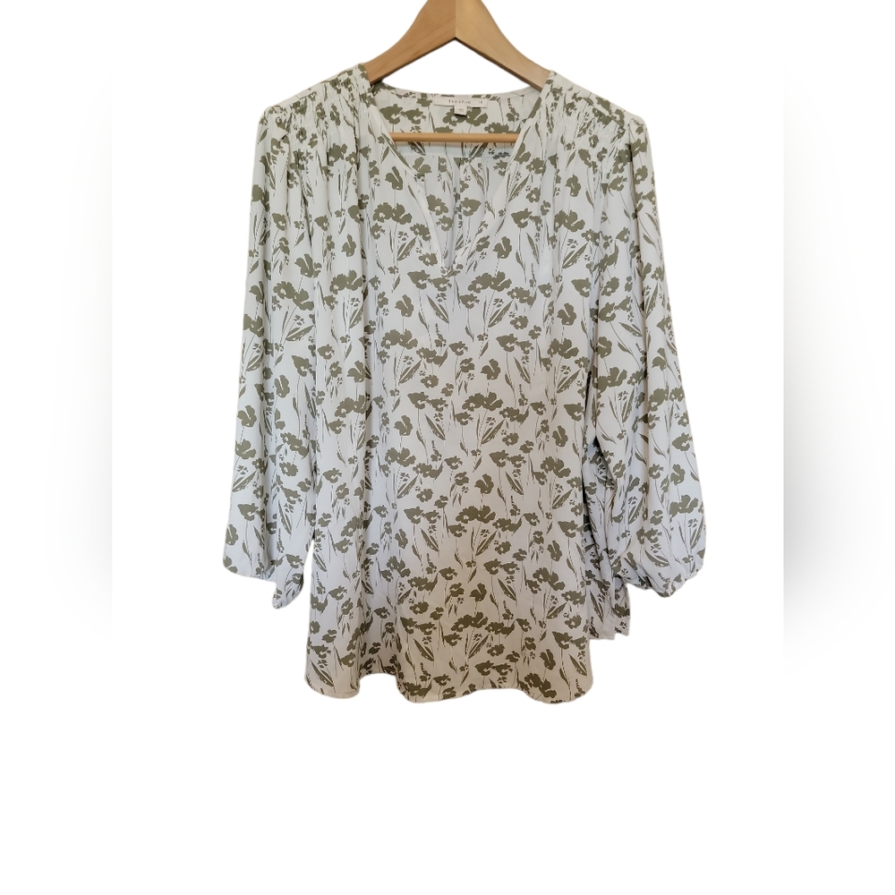 Monday fun smocked shoulder blouse